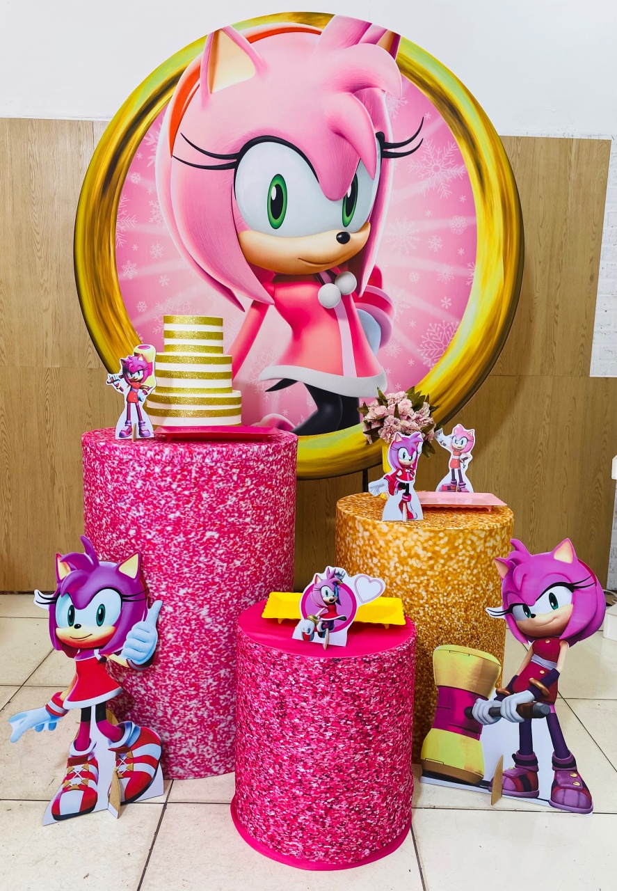 Emy Rose (Sonic) - Art's Camila's Decorações 