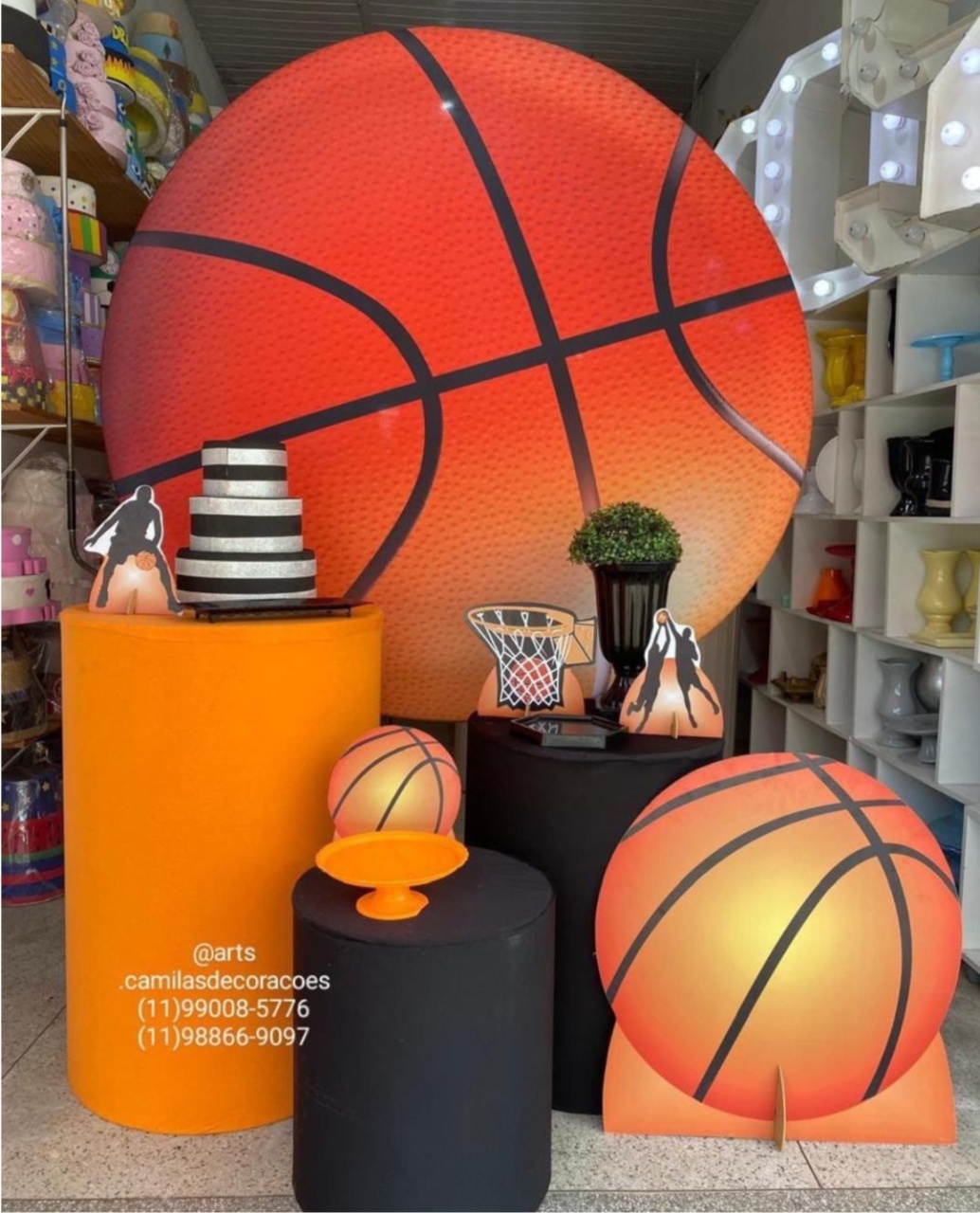 Basquete - Art's Camila's Decorações 