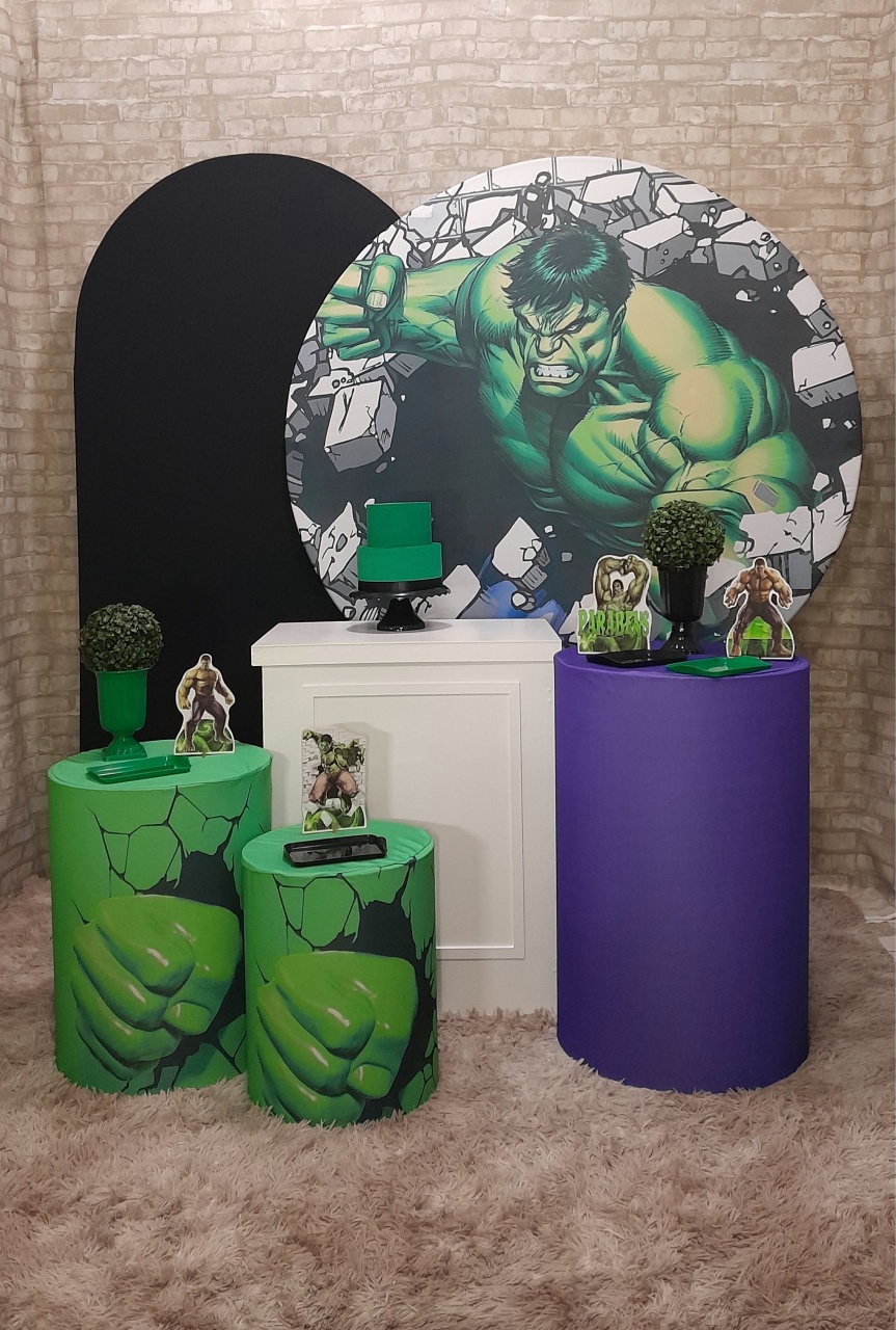 Hulk Kit Ouro  - Up Festas 