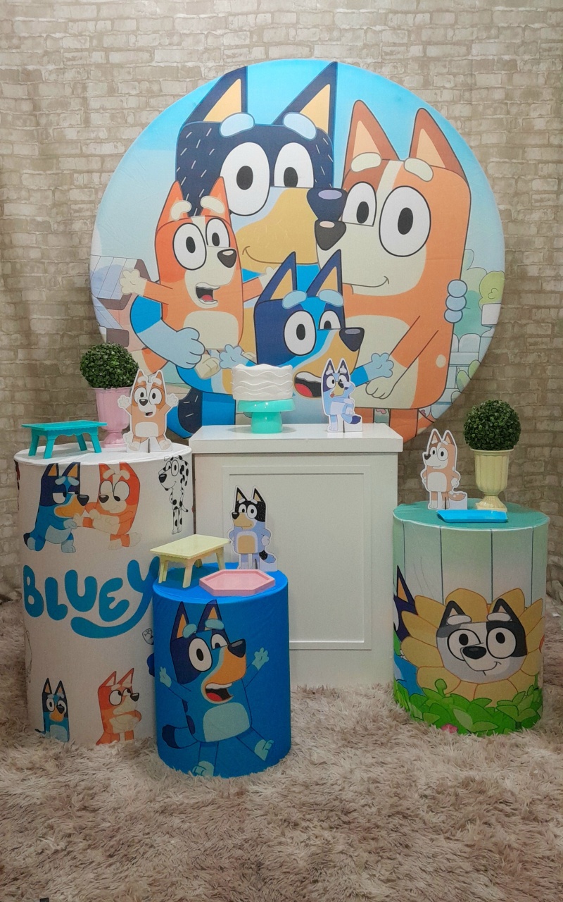Bluey Kit Prata B - Up Festas 