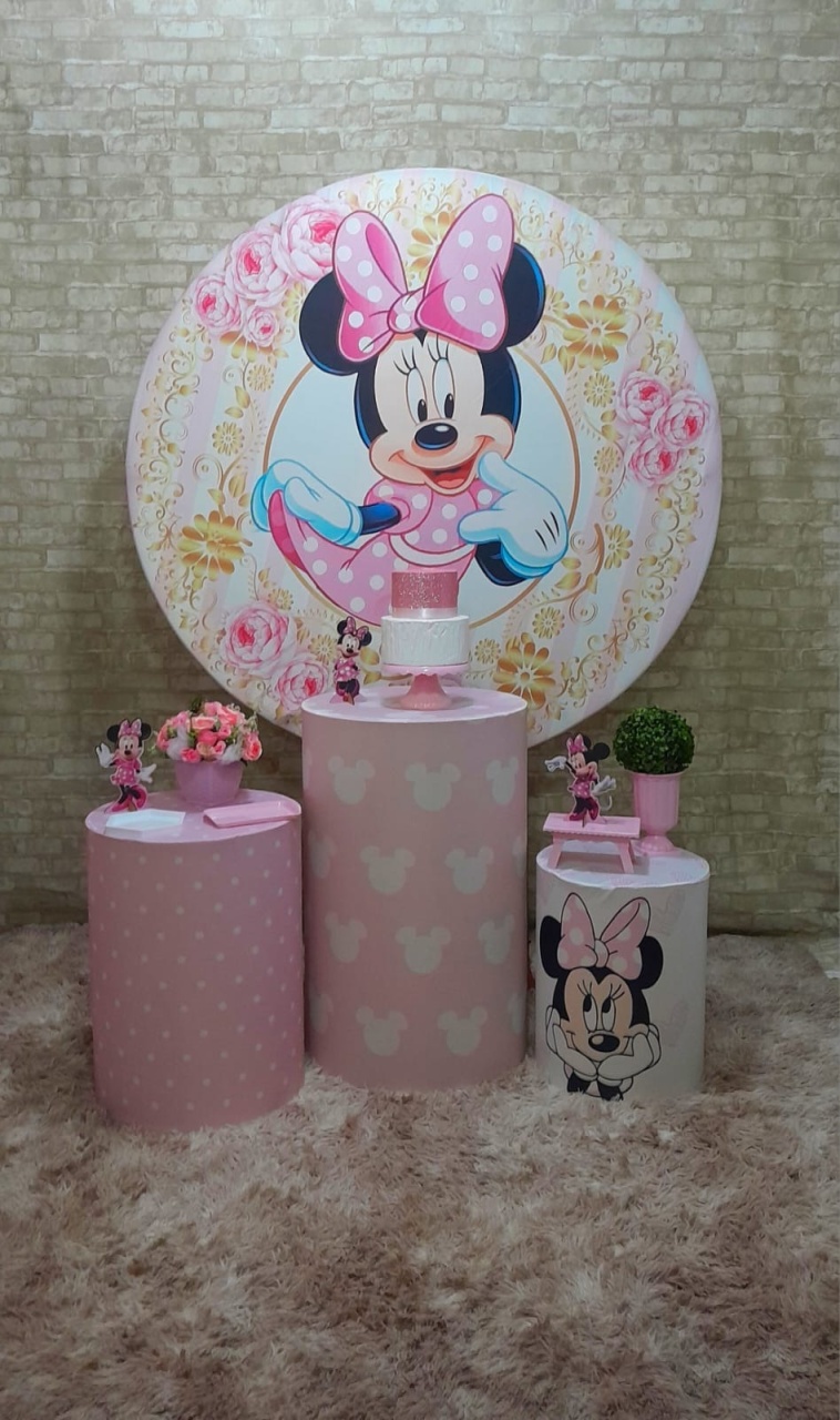 Minnie Rosa Slim - Up Festas 