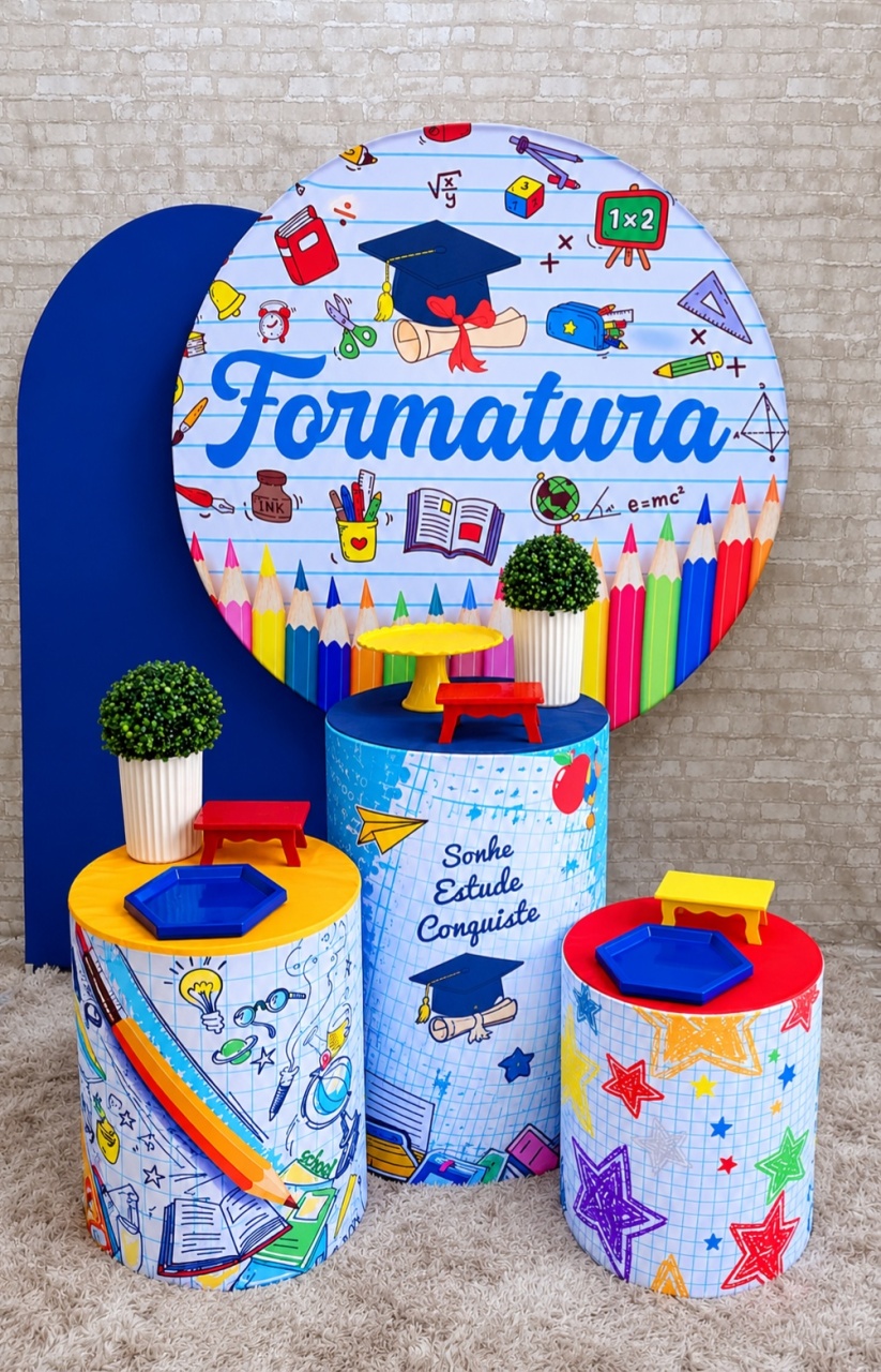 Kit Ouro Formatura Infantil - Up Festas 