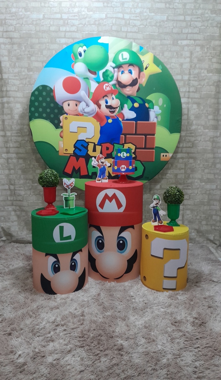 Super Mário Kit Slim  - Up Festas 