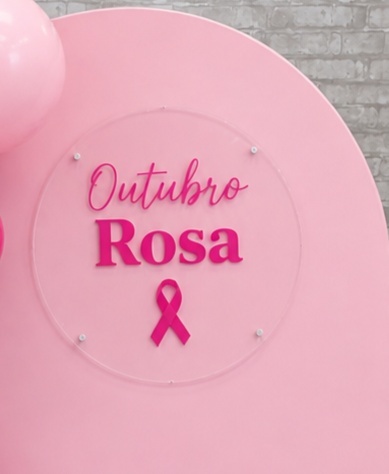 Placa Acrílico Redonda Personalizado - Up Festas 
