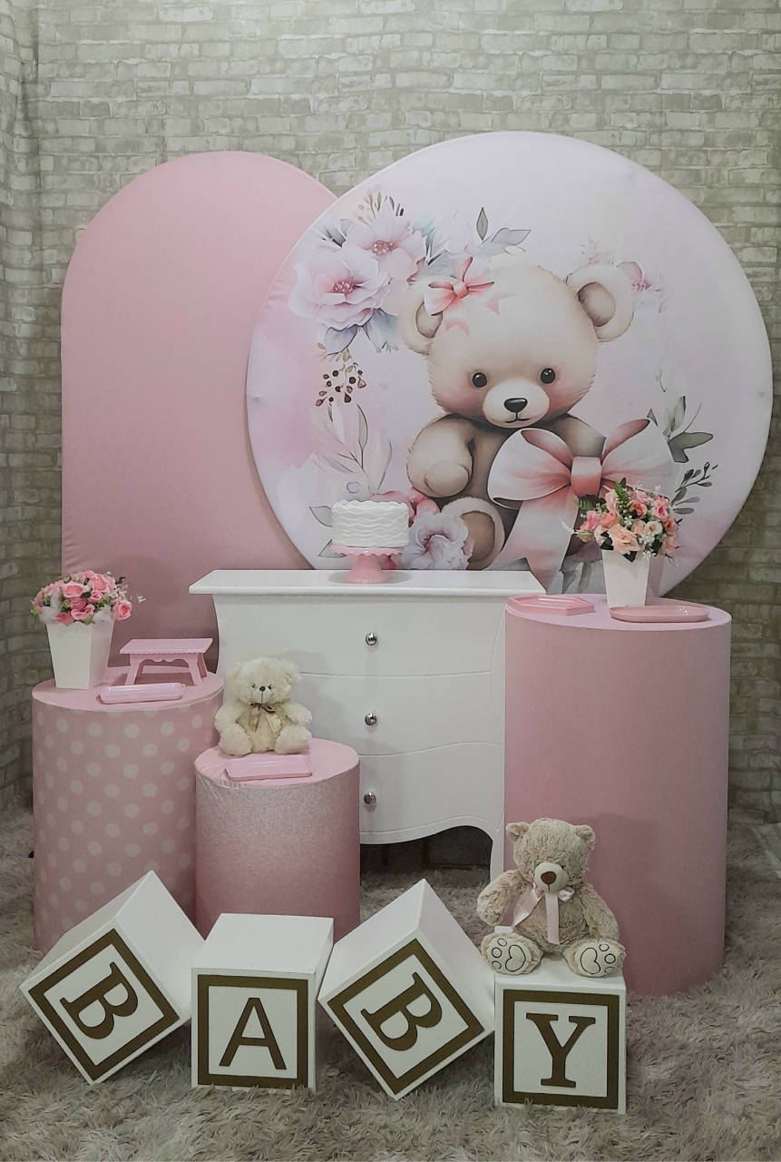 Ursa Laço 🎀 Kit Slim Ouro 01 - Up Festas 