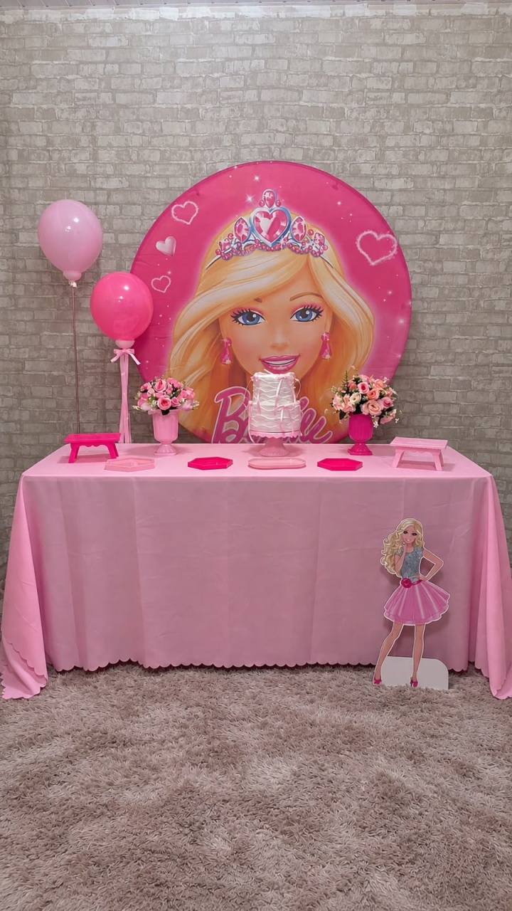 Kit Festa Afetiva Barbie - Up Festas 