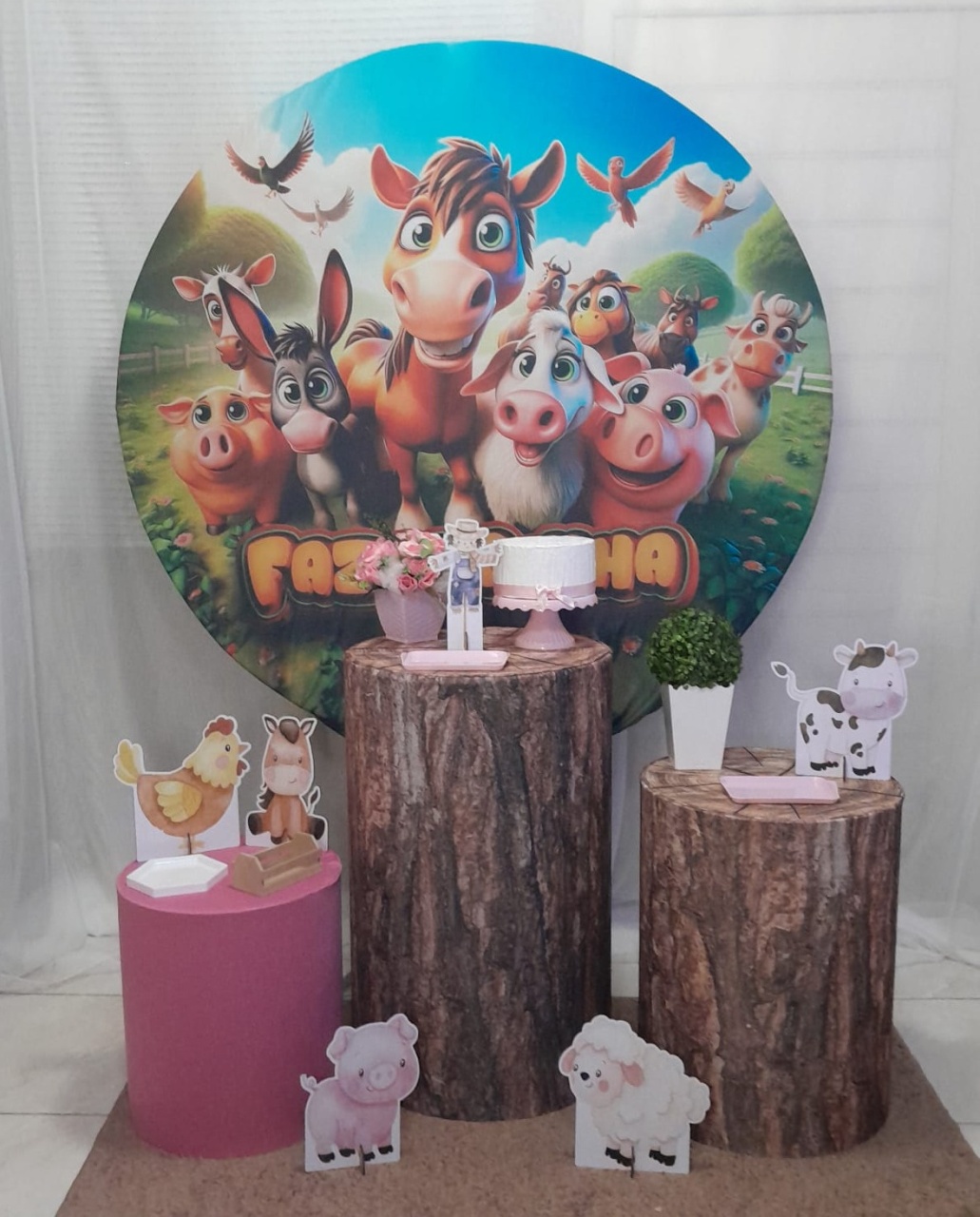 Fazendinha Kit Slim Menina - Up Festas 