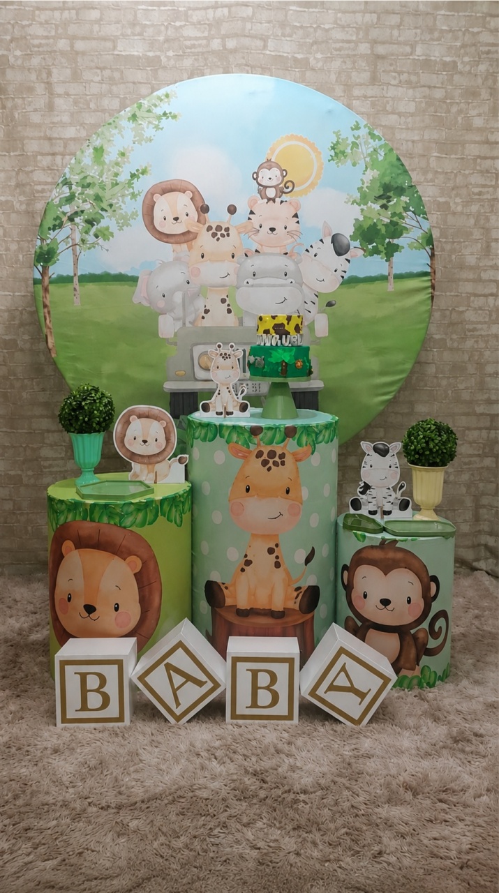 Safari Kit Slim Baby - Up Festas 