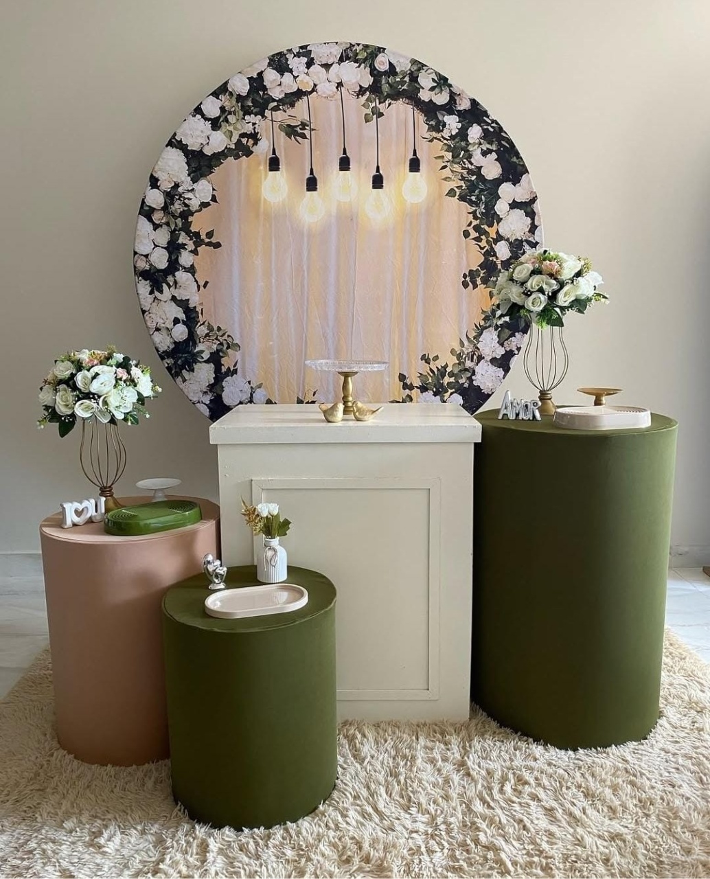 Luzes Floral Kit Prata (Mcil) - Up Festas 