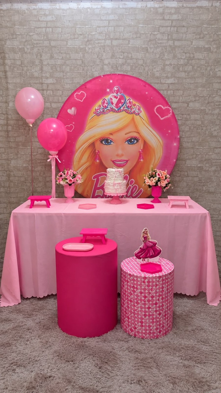 Kit Memórias Afetivas Barbie - Up Festas 