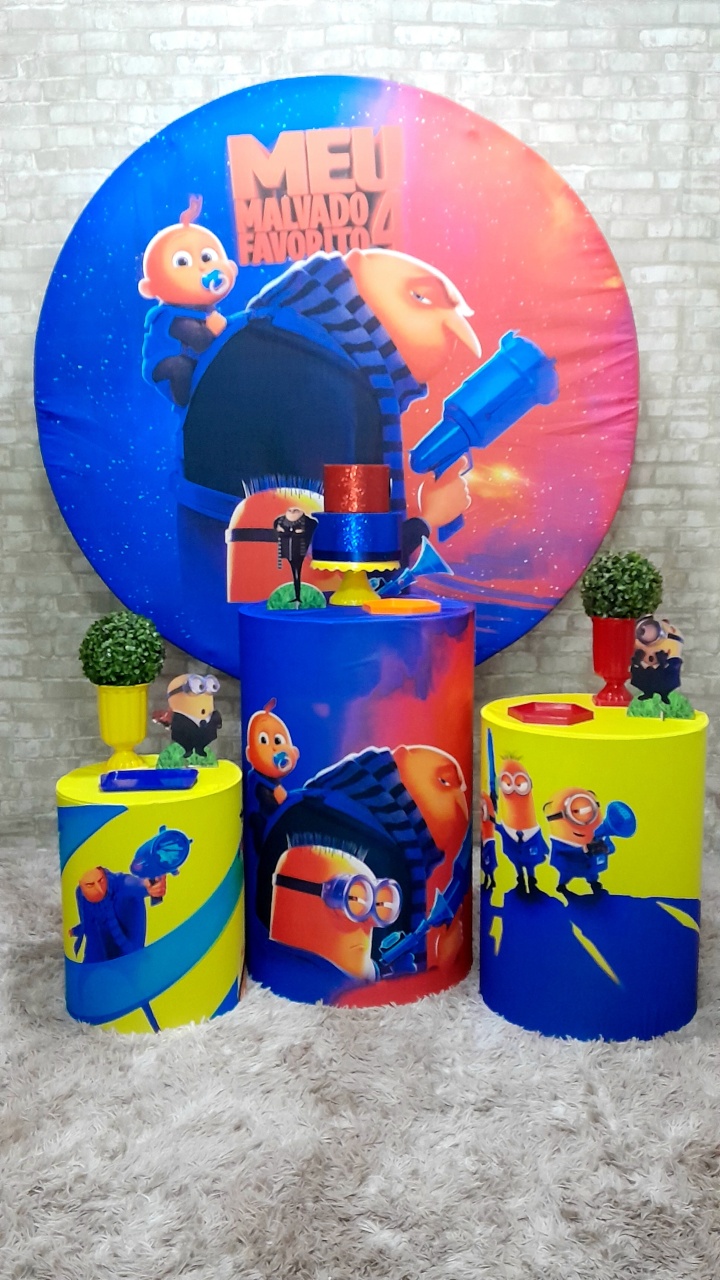 Minions Gru Kit Slim  - Up Festas 