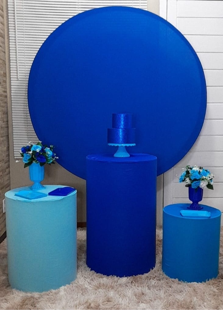 Kit Slim Preto Azul 02 - Up Festas 