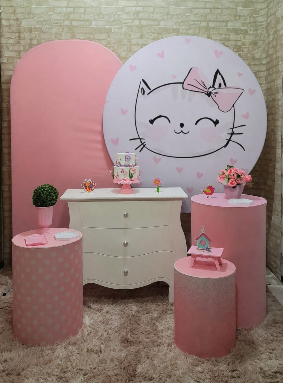 Kit Ouro Gatinha - Up Festas 