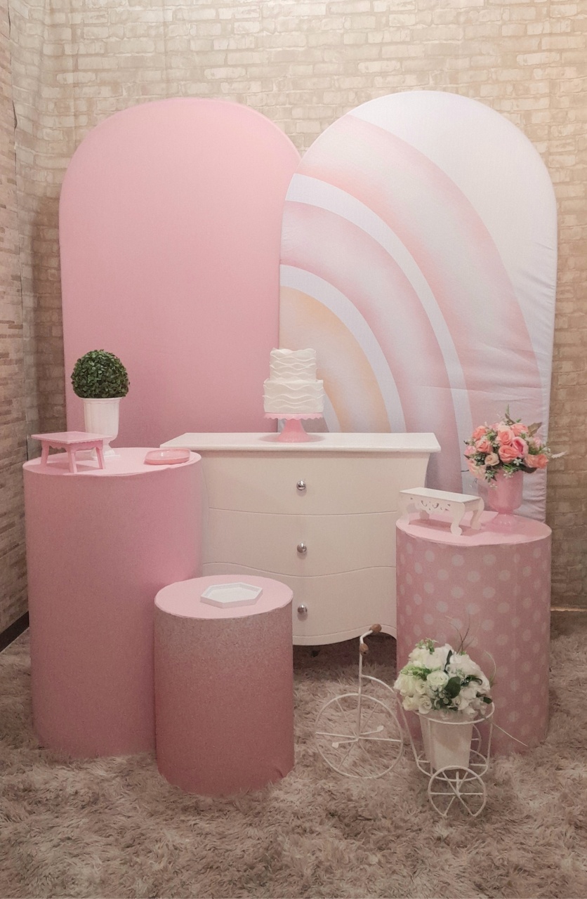 Composê Arco-Iris 🌈 Baby 01 - Up Festas 