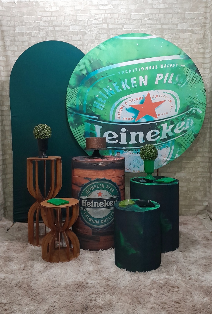 Heineken Kit Ouro Ampulheta  - Up Festas 