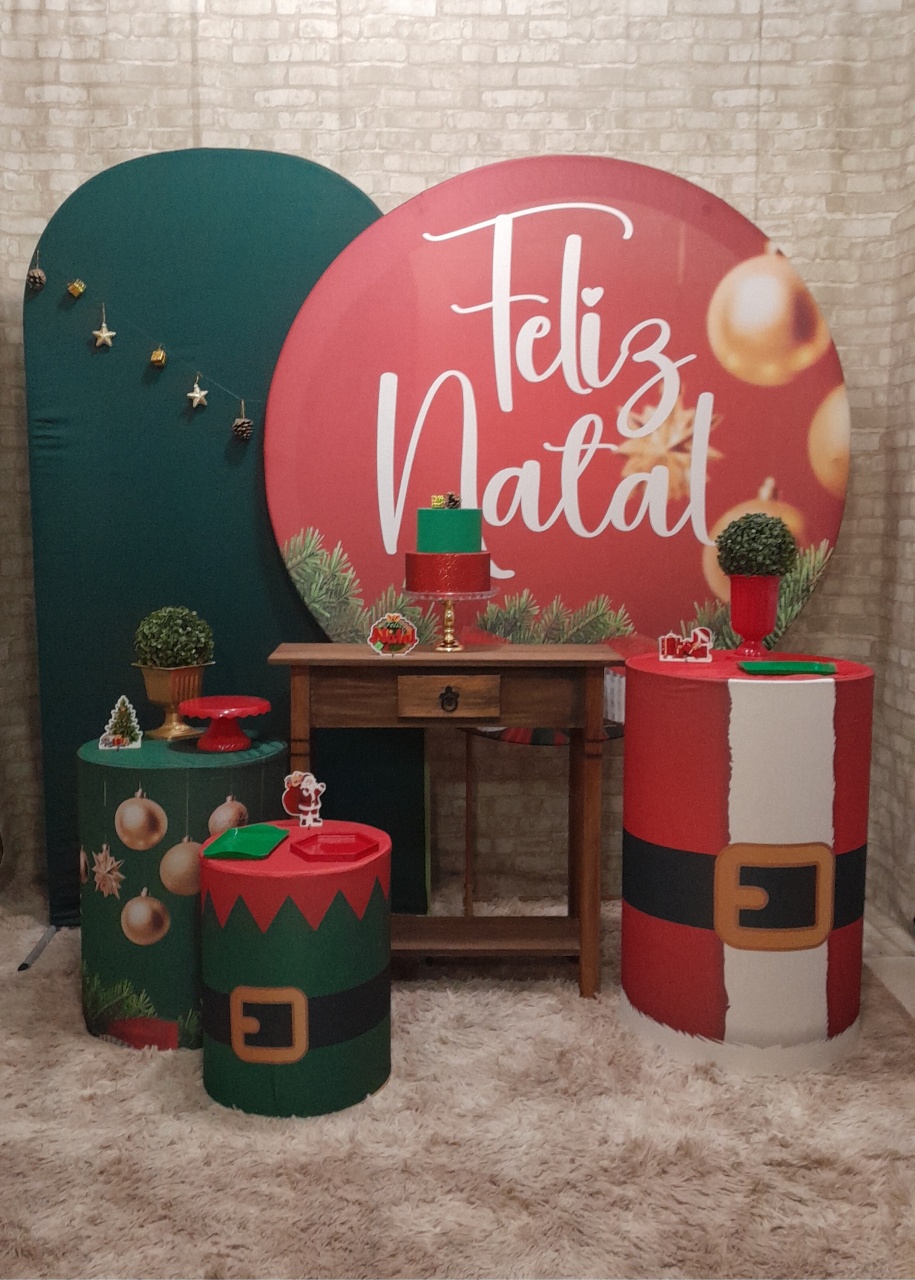 Feliz Natal Kit Ouro Verde (1) - Up Festas 