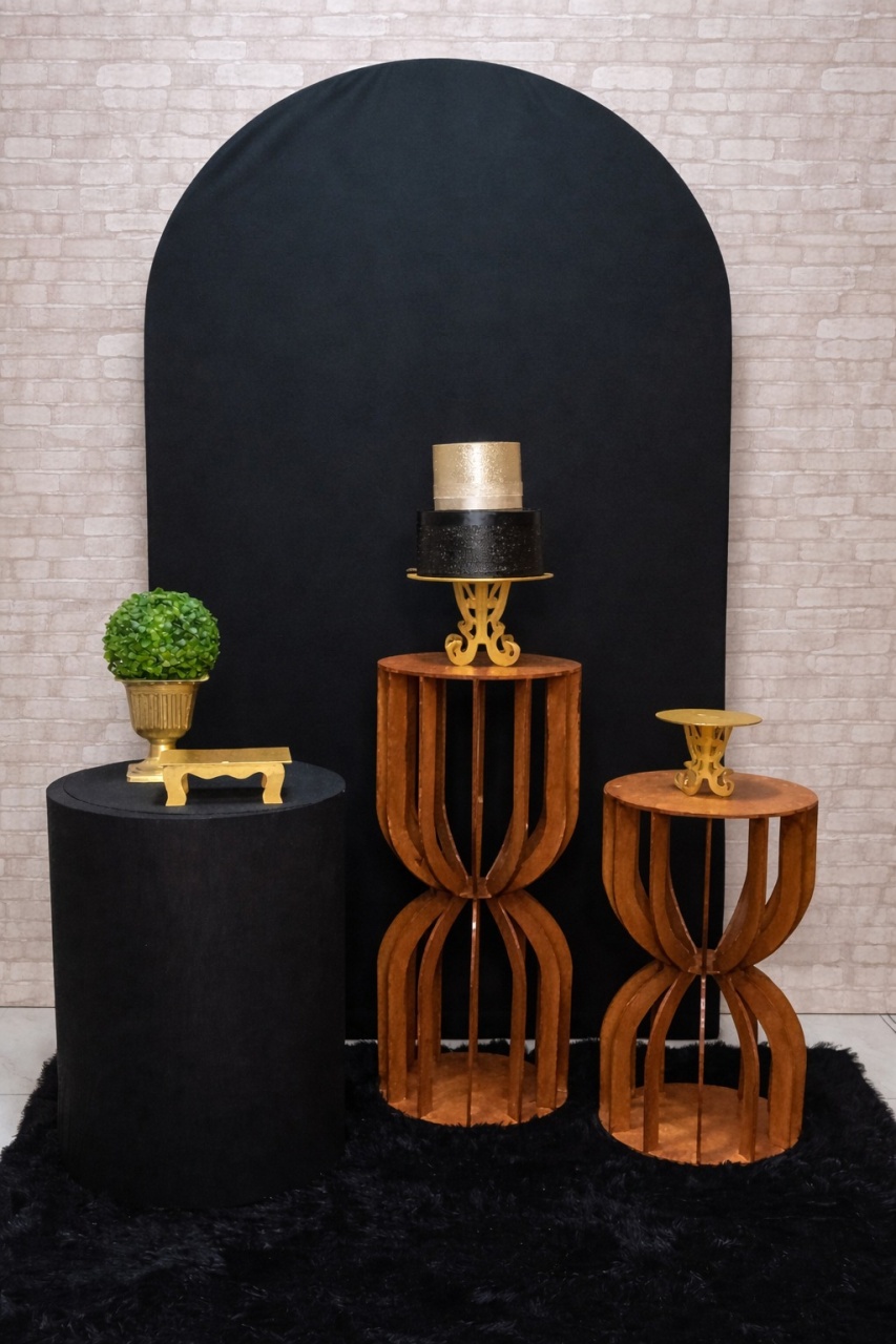  Preto Rustico Kit Romamo 01 - Up Festas 