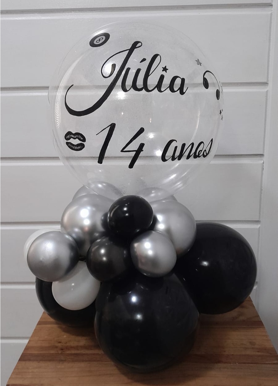 Balão Bubble Personalizado - Up Festas 