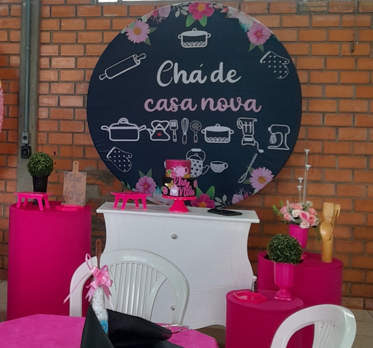 Chá de Casa Nova Kit Prata  - Up Festas 