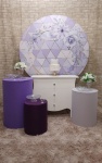  Floral Lilás Kit Prata Lx - imagem 1