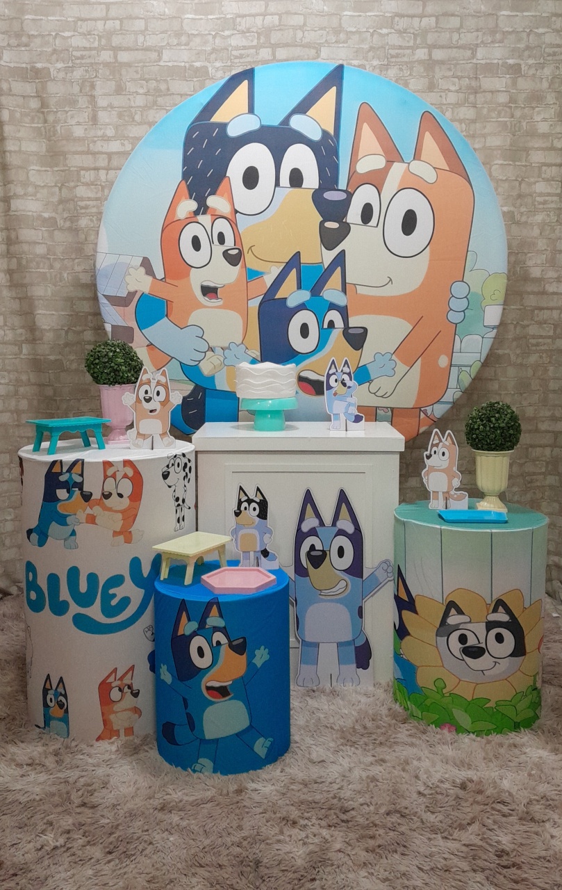 Bluey Kit Prata  - Up Festas 