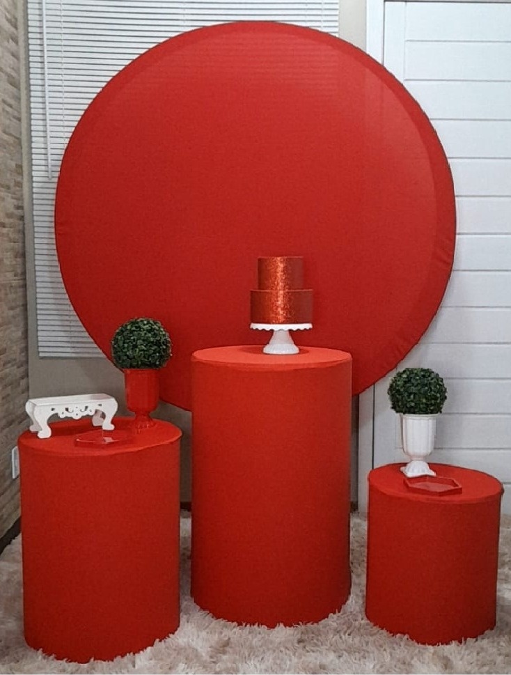 Kit Slim Preto Vermelho  - Up Festas 