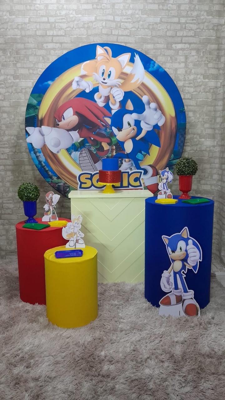 Sonic Kit Prata - Up Festas 