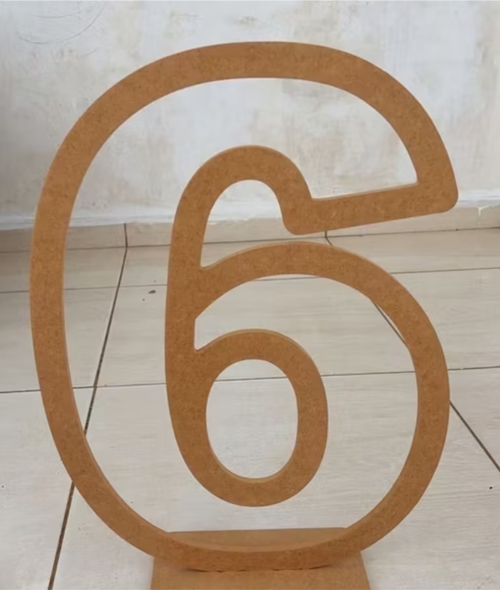 Número "6" 60Cm - Up Festas 