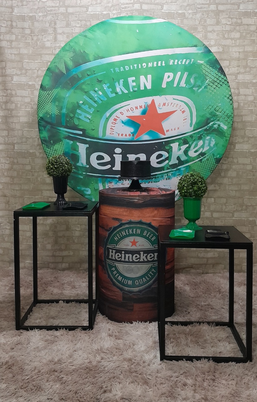 Heineken Kit Slim Cubo  - Up Festas 