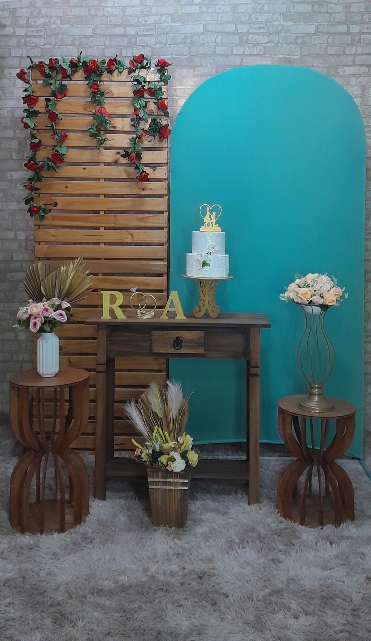 Casamento Kit Diamante Verde Chá  - Up Festas 
