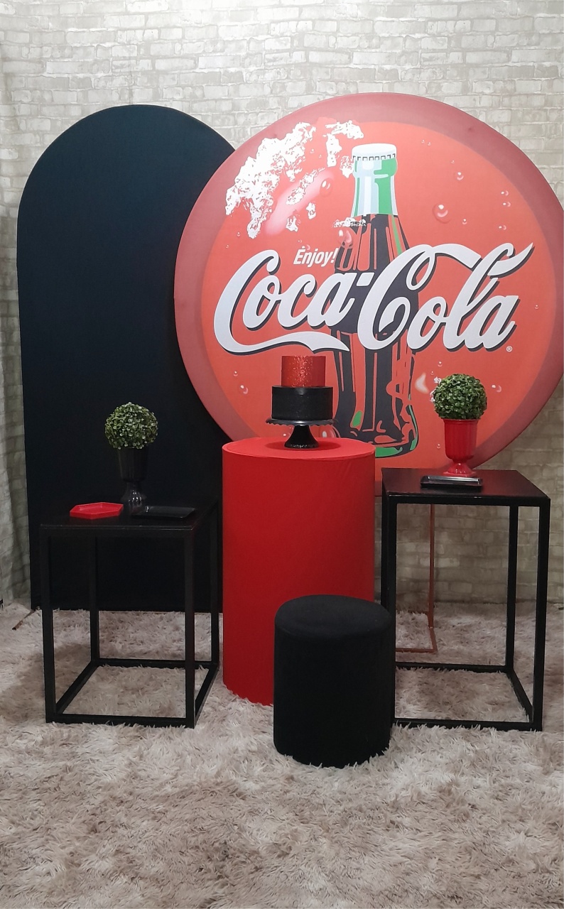 Coca Cola Kit Ouro  - Up Festas 