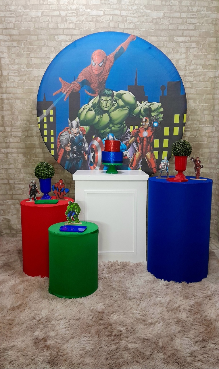 Vingadores Kit Prata  - Up Festas 