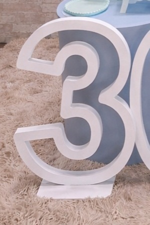 Número " 3 " 60Cm - Up Festas 