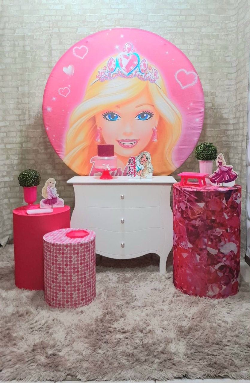 Barbie Kit Prata  - Up Festas 