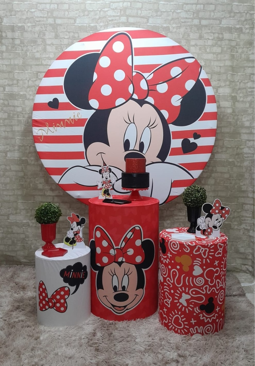 Minnie Vermelha Kit Slim  - Up Festas 