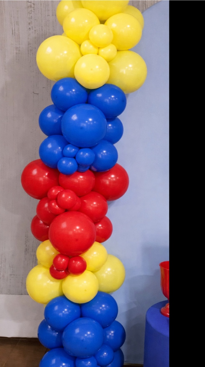 Arco de Balão Látex 2,60M Cores - Up Festas 