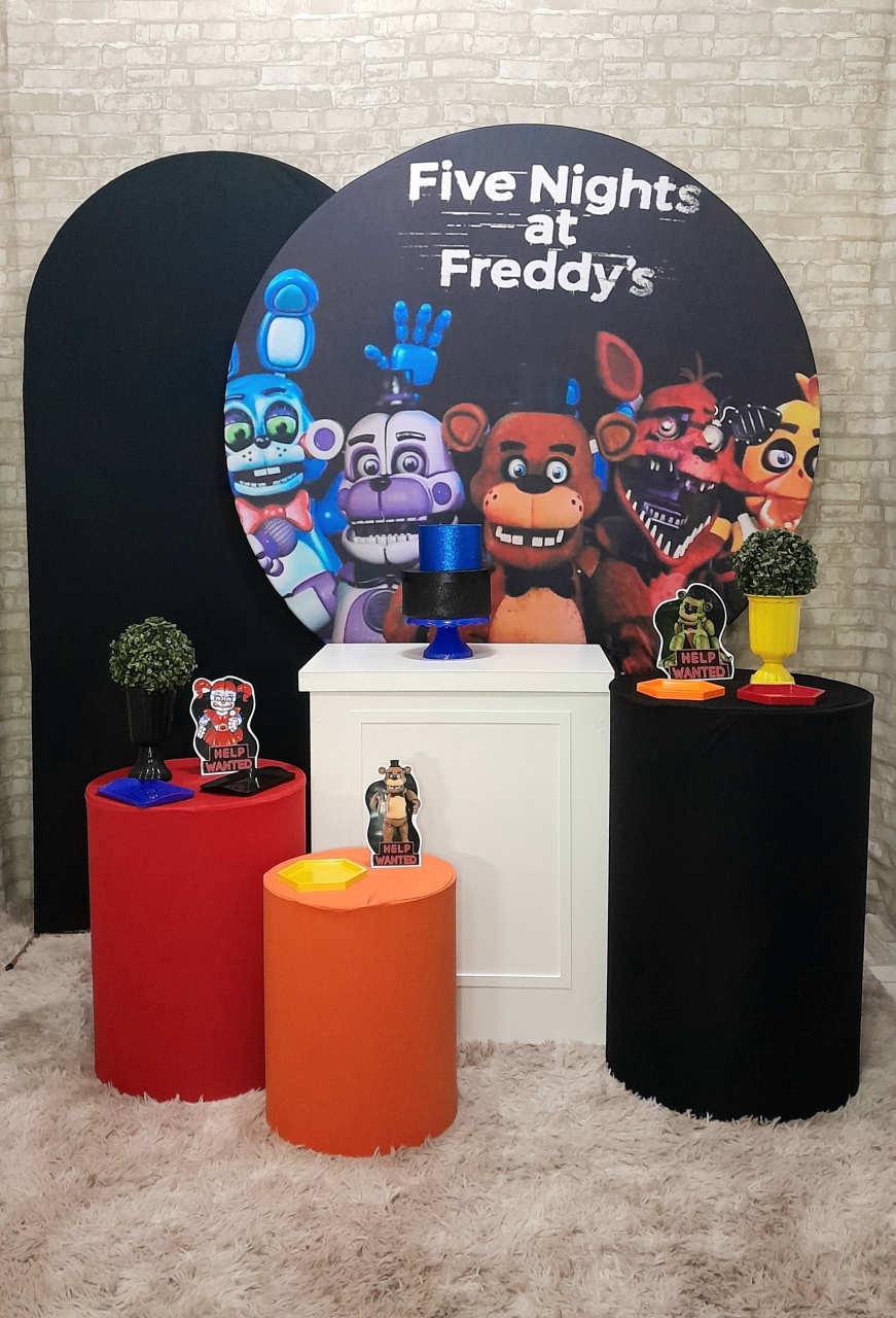 Kit Ouro Five Nights  - Up Festas 