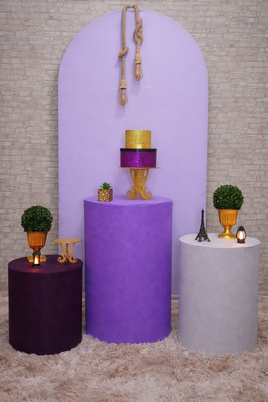 Kit Romano Tons Roxo/Lilás  - Up Festas 