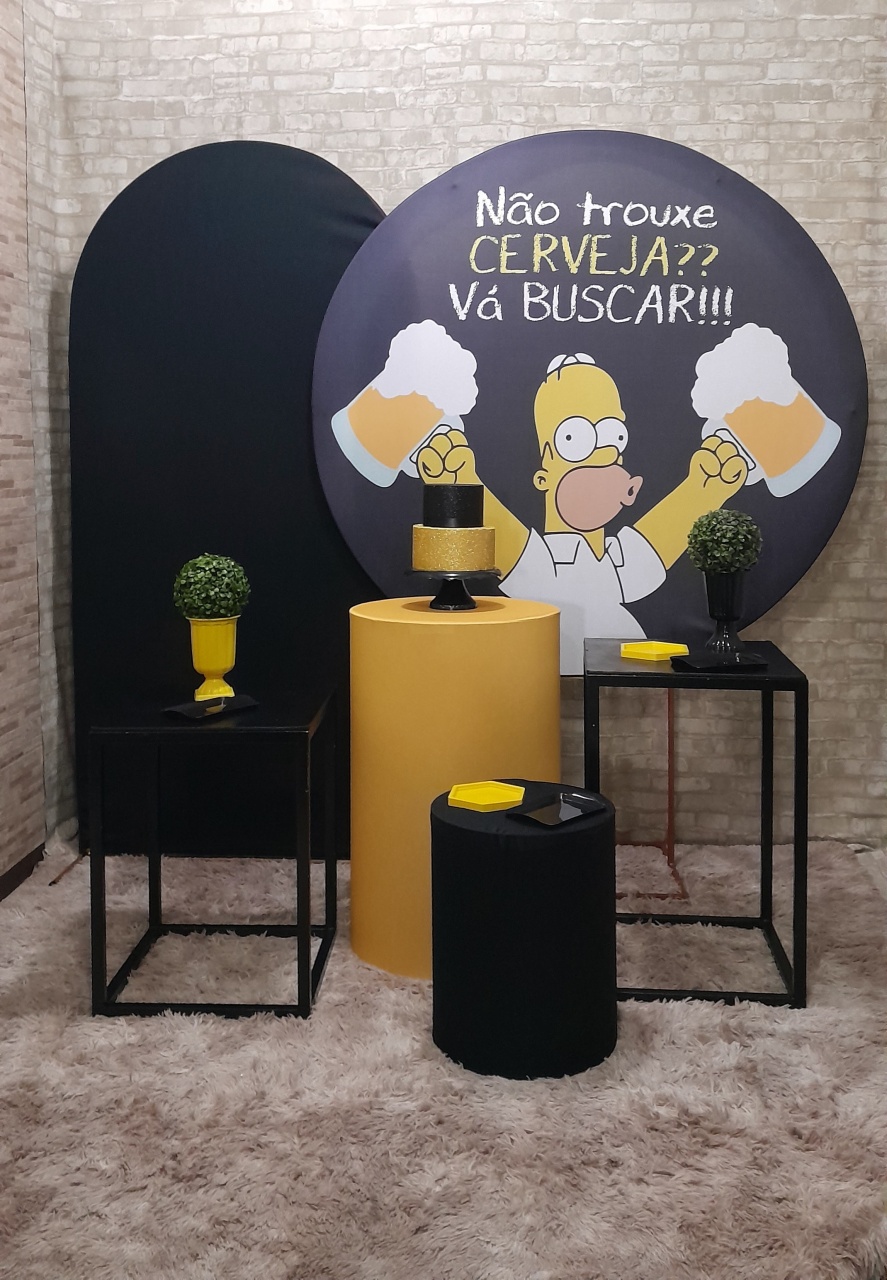 Homer Cerveja Kit Ouro  - Up Festas 