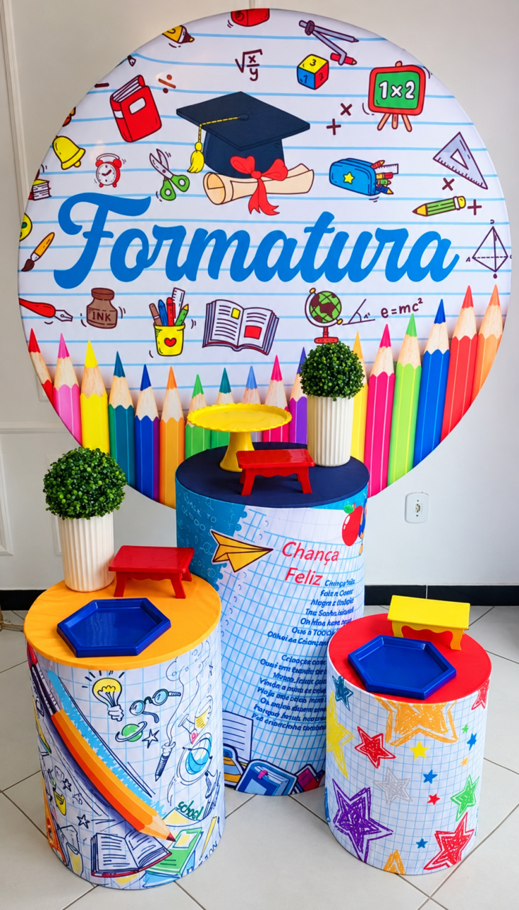 Kit Slim Formatura Infantil - Up Festas 