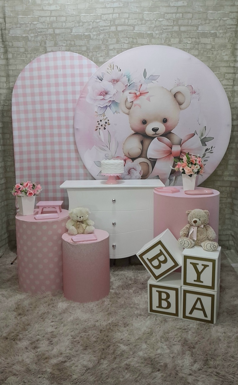 Ursa Laço 🎀 Kit Slim Ouro 02 - Up Festas 