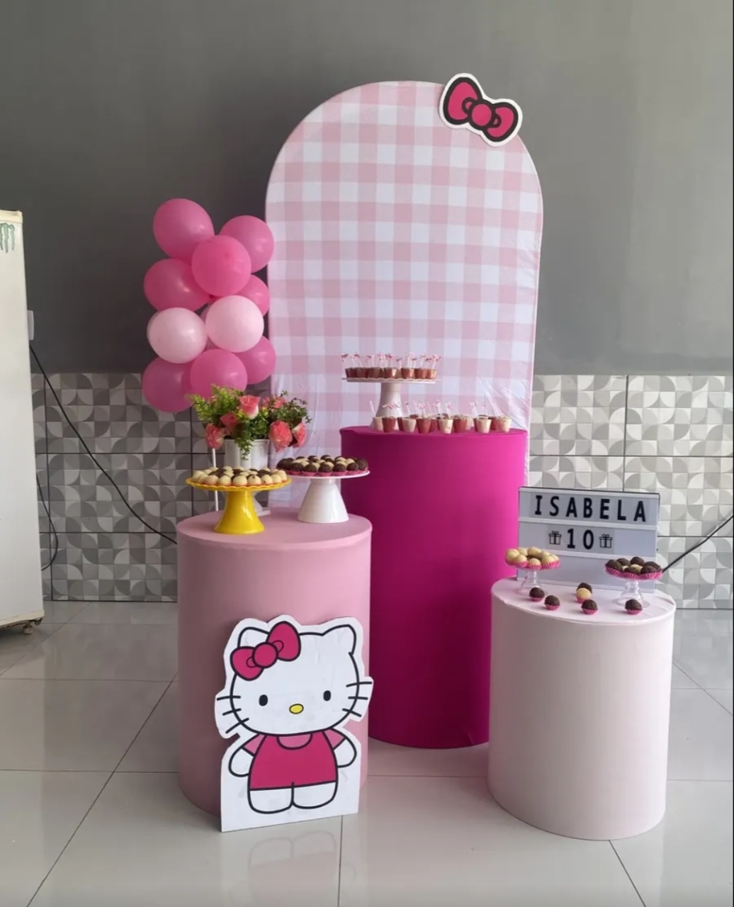 Kit Romano Hello Kitty Top - Up Festas 