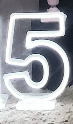 Número 5 Led 60Cm  - Up Festas 
