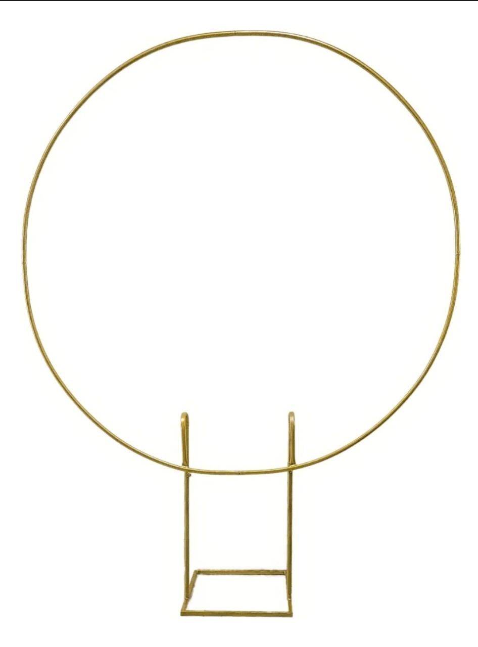 Arco Redondo Dourado Encaixe S/Parafusos - Pç G - Up Festas 