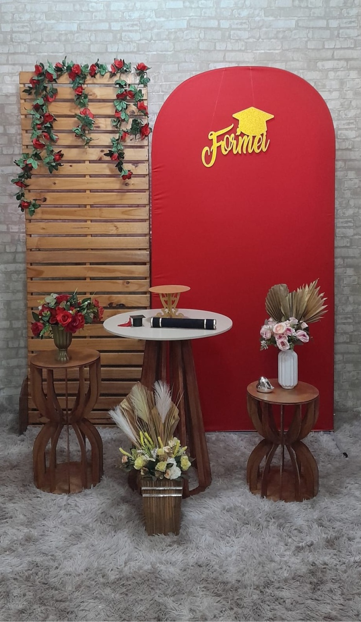 Formatura Kit Diamante Vermelho  - Up Festas 