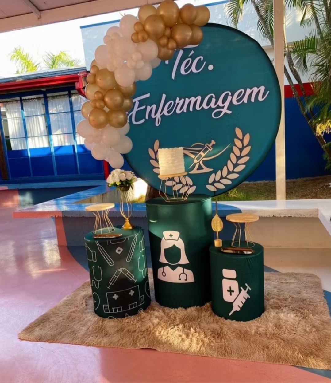 Formatura Enfermagem Kit Slim + Balões - Up Festas 