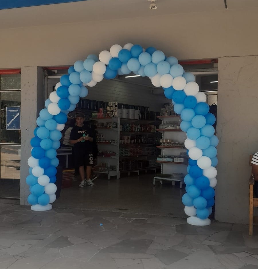 Arco de Balão Portal 6 Metros 3 Cores - Up Festas 