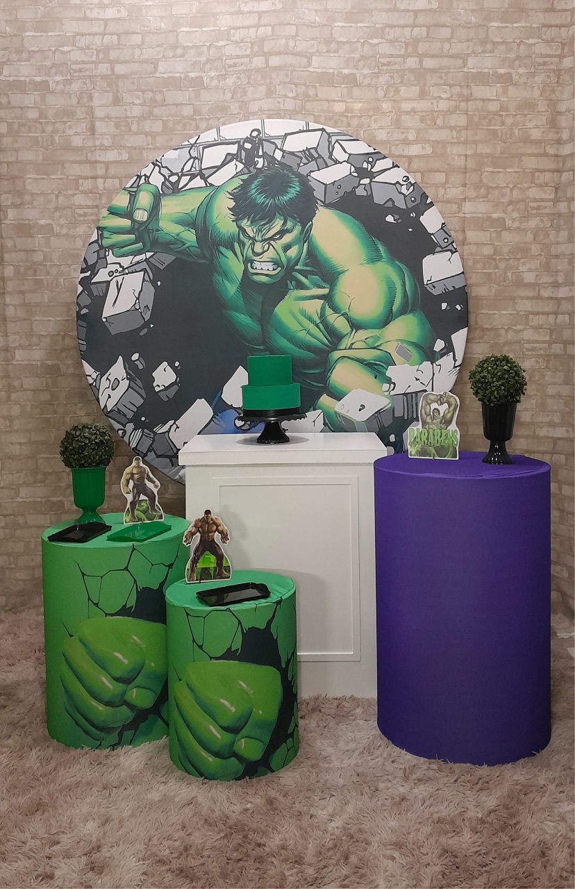 Hulk Kit Prata  - Up Festas 