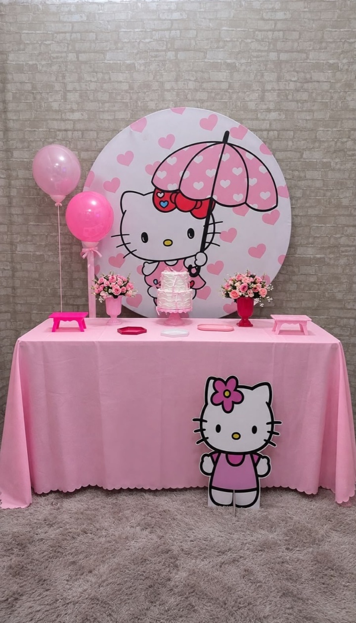 Kit Festa Afetiva Hello Kitty - Up Festas 