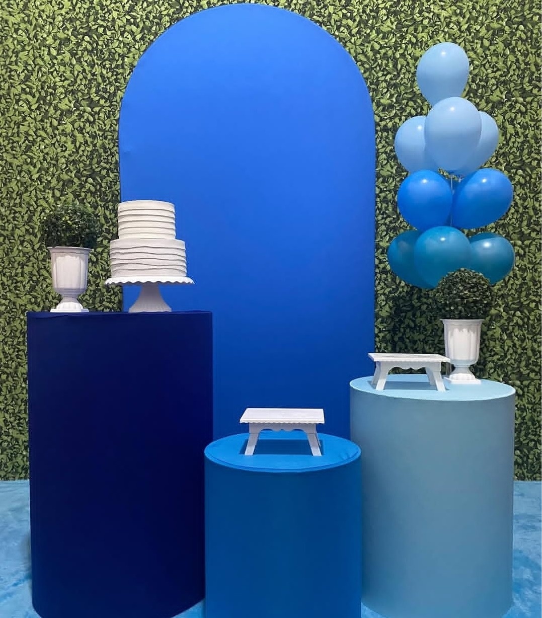 Kit Romano Tons Azul Royal  - Up Festas 